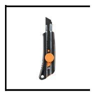 Нож строительный Bradas 18мм PVC DIY-KN1822 фото