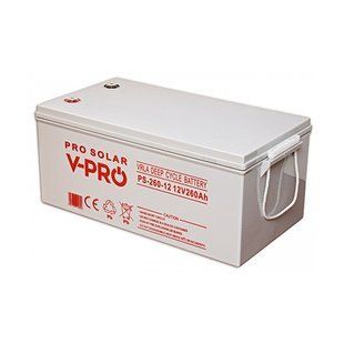 Акумулятор V-PRO SOLAR Volt Polska 12V 260Ah 6AKXDEEP26 фото