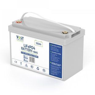 Акумулятор LiFePO4 Volt Polska 12,8V 100Ah (100A) 6AKLI10012 фото
