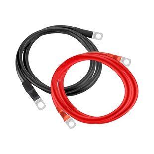 Комплект кабелів для підключення акумуляторів Volt Polska 16мм2 100см M8 3SPZC21727 фото