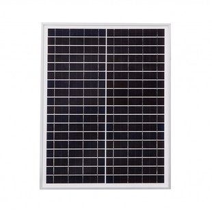Сонячна панель 18V-20W Volt Polska POLI 465х350х17мм. (кабель 500см.) PVPOL020W (SILVER) PVPOL020W-SILVER фото