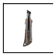 Нож строительный Bradas 25мм PVC DIY-KN250101_B фото