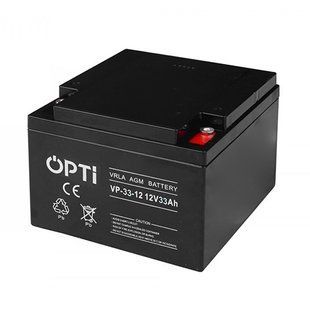 Акумулятор AGM OPTI Volt Polska 12V 33Ah 6AKUV033AG фото