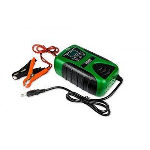 Зарядний пристрій для акумуляторів Volt Polska 12V-8A LCD COMPACT GREEN COMPACT-GREEN фото