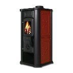 Каминная печь Tim Sistem DIANA ECO metal RED 10 кВт TIM-SISTEM-DIANA-ECO-METAL-RED фото
