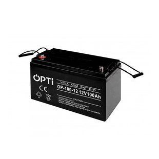 Акумулятор AGM OPTI Volt Polska 12V 100Ah 6AKUV100AG фото