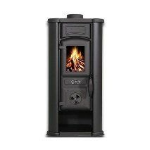 Каминная печь Tim Sistem DIANA ECO metal BLACK 10 кВт Black TIM-SISTEM-DIANA-ECO-METAL-BLACK-BLACK фото