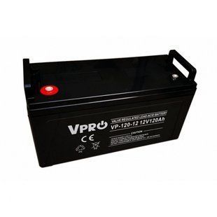 Акумулятор AGM V-PRO Volt Polska 12V 120Ah 6AKUAGM120 фото