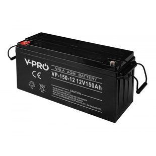 Акумулятор AGM V-PRO Volt Polska 12V 150Ah 6AKUAGM150 фото