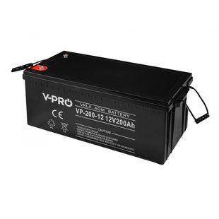 Акумулятор AGM V-PRO Volt Polska 12V 200Ah 6AKUAGM200 фото
