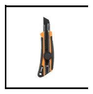 Нож строительный Bradas 18мм PVC/TPR DIY-KN1820 фото