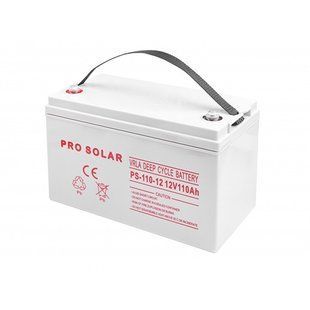 Акумулятор V-PRO SOLAR Volt Polska 12V 110Ah 6AKXDEEP11 фото