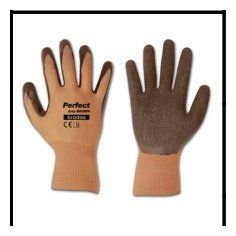 Рукавиці латекс Bradas PERFECT GRIP BROWN (розмір 9) RWPGBR9 фото