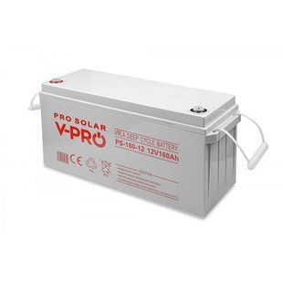 Акумулятор V-PRO SOLAR Volt Polska 12V 160Ah 6AKXDEEP16 фото